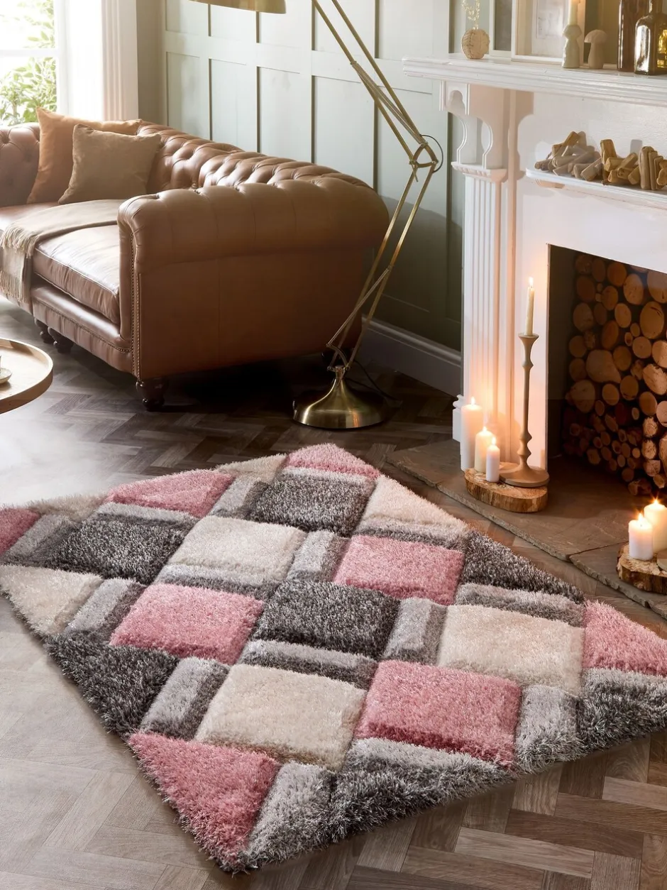 Vloerkleden En Lopers|Vloerkleden En Lopers|Origin Rugs Origin Tapijt 3D GEO Shaggy Tapijt