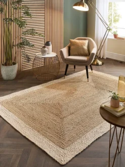 Vloerkleden En Lopers|Vloerkleden En Lopers|Origin Rugs Origin Tapijten Jute Tapijt Crème
