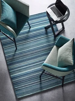 Vloerkleden En Lopers|Vloerkleden En Lopers*Origin Rugs Origins Rugs Tapijt met fijne strepen Blue Beige