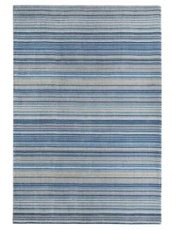 Vloerkleden En Lopers|Vloerkleden En Lopers*Origin Rugs Origins Rugs Tapijt met fijne strepen Blue Beige