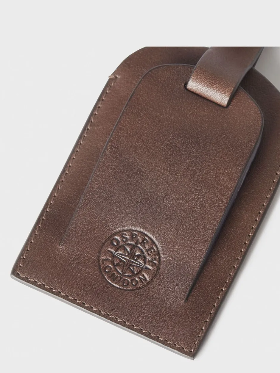 Portemonnees|Osprey London The Compass tas van bruin leer