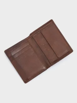 Portemonnees|Osprey London The X Stitch Micro Leather RFID Card & Coin Wallet