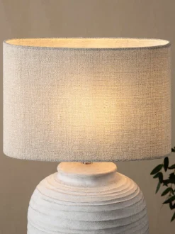 Lampenkappen|Verlichting*Next Ovale effen tweedachtige lampenkap