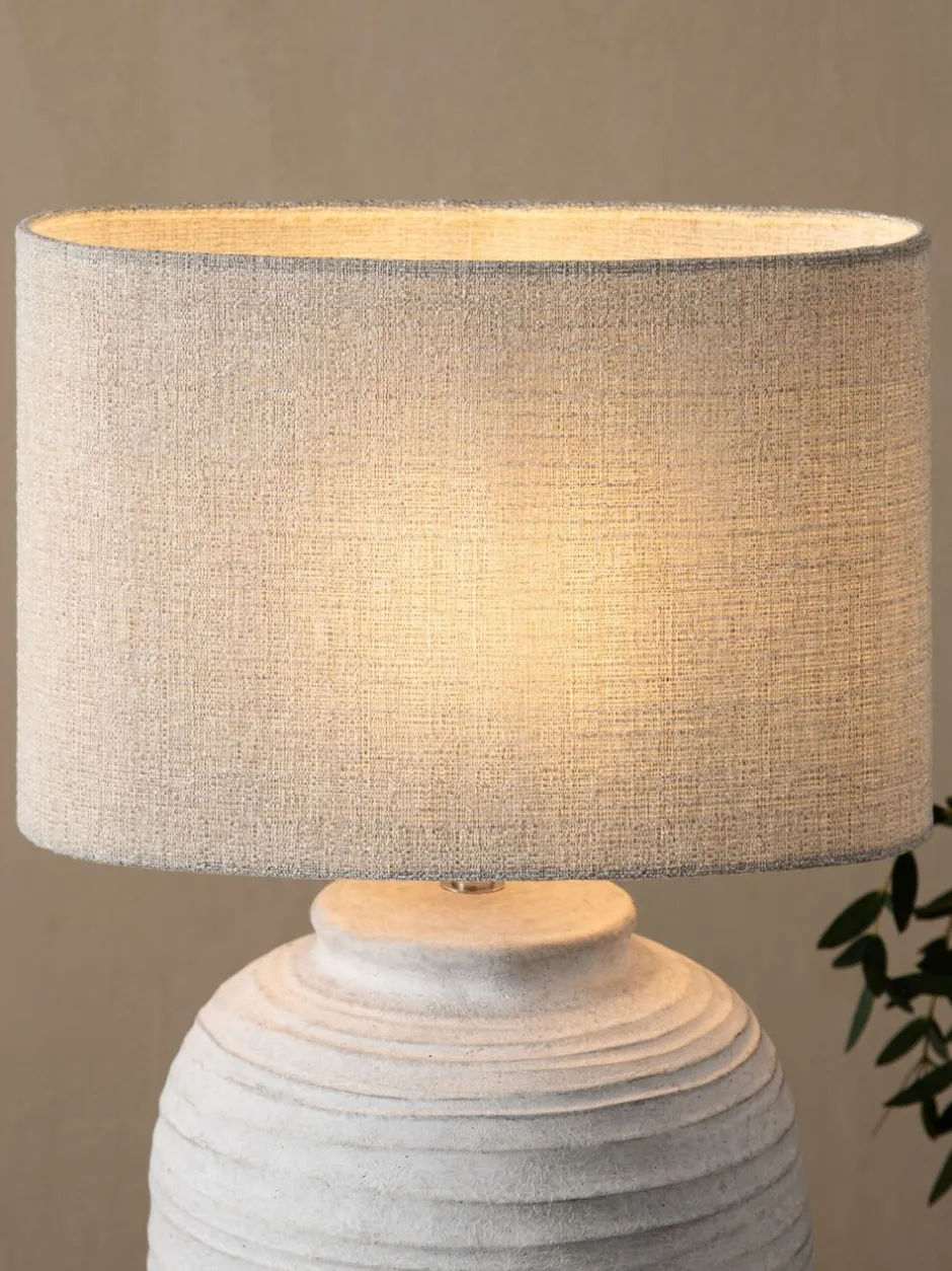 Lampenkappen|Verlichting*Next Ovale effen tweedachtige lampenkap