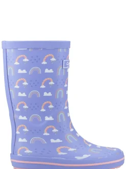 Laarzen*Cotswolds - Charlbury Jnr Wellington Boots Paars