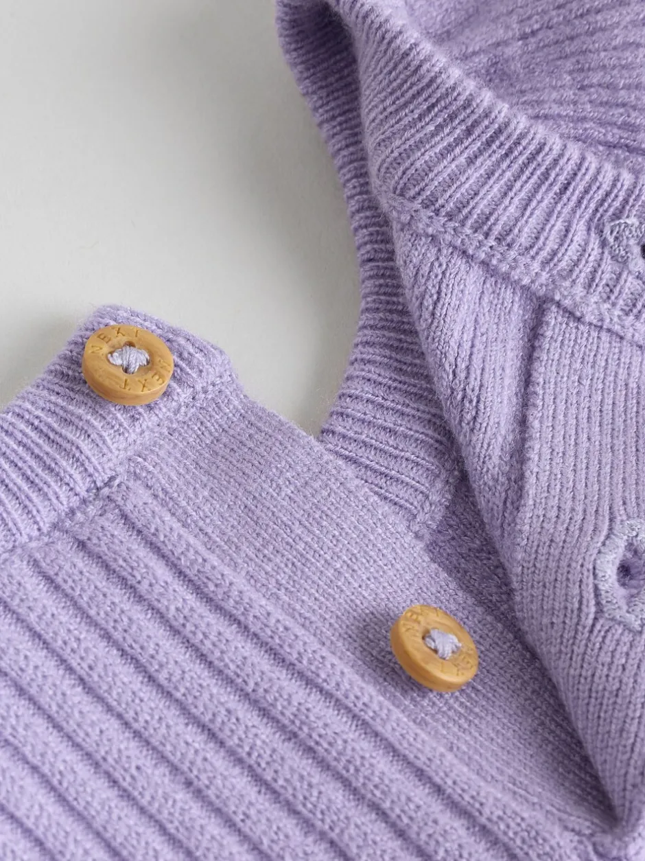 Sets En Combisets|Truien En Breisels|Next Paars - Gebreide babytrui en leggings set 2 -delig (0mnd -3jr)