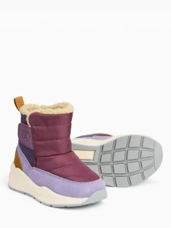Boots|Boots*KIDLY by MORI - Quilted Snow Boots Paars