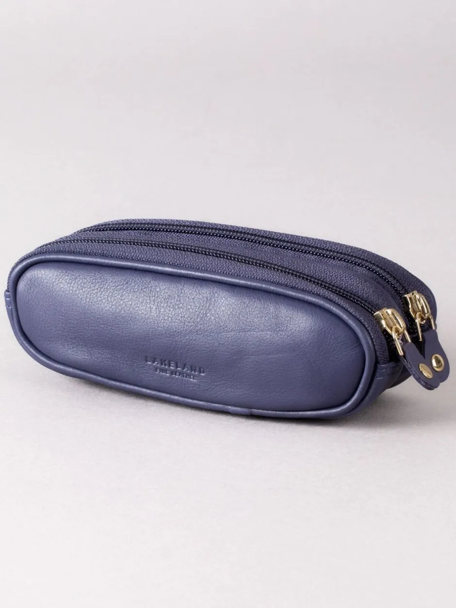 Zonnebril|Lakeland Leather Paars - dubbele brillenkoker
