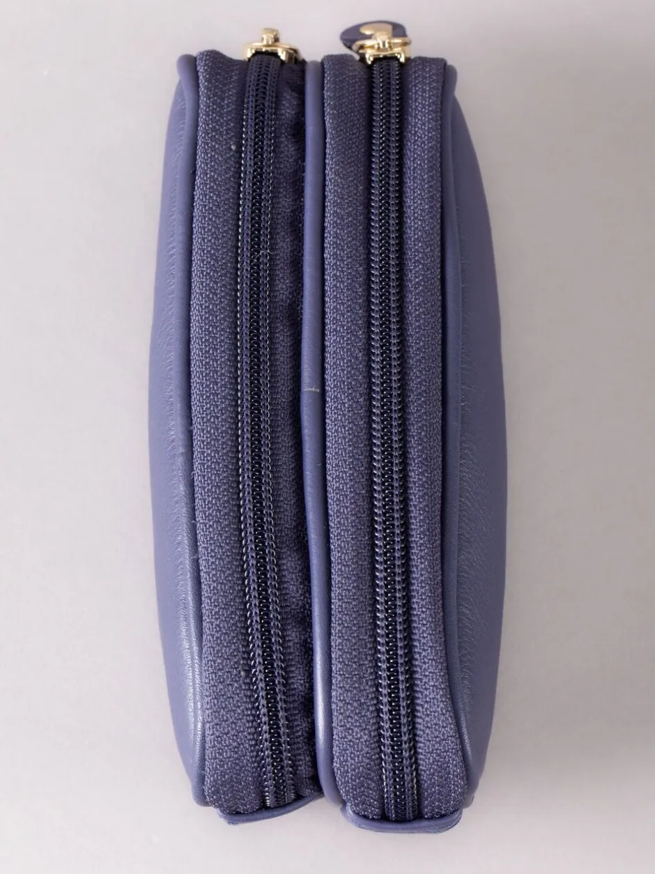 Zonnebril|Lakeland Leather Paars - dubbele brillenkoker