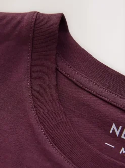 T-Shirts En Hemden*Next Paars - Normale Pasvorm - T-shirt met hert
