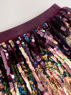 Shorts En Rokken*Next Paars - Ombré rok met pailletjes (3-16jaar)