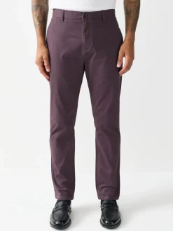 Broeken En Chino's|Next Paars - Slim Fit - Stretchy chino
