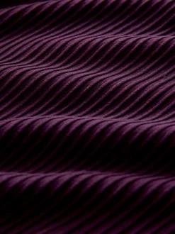 Poloshirts|Next - Smart poloshirt met textuur en rits Paars