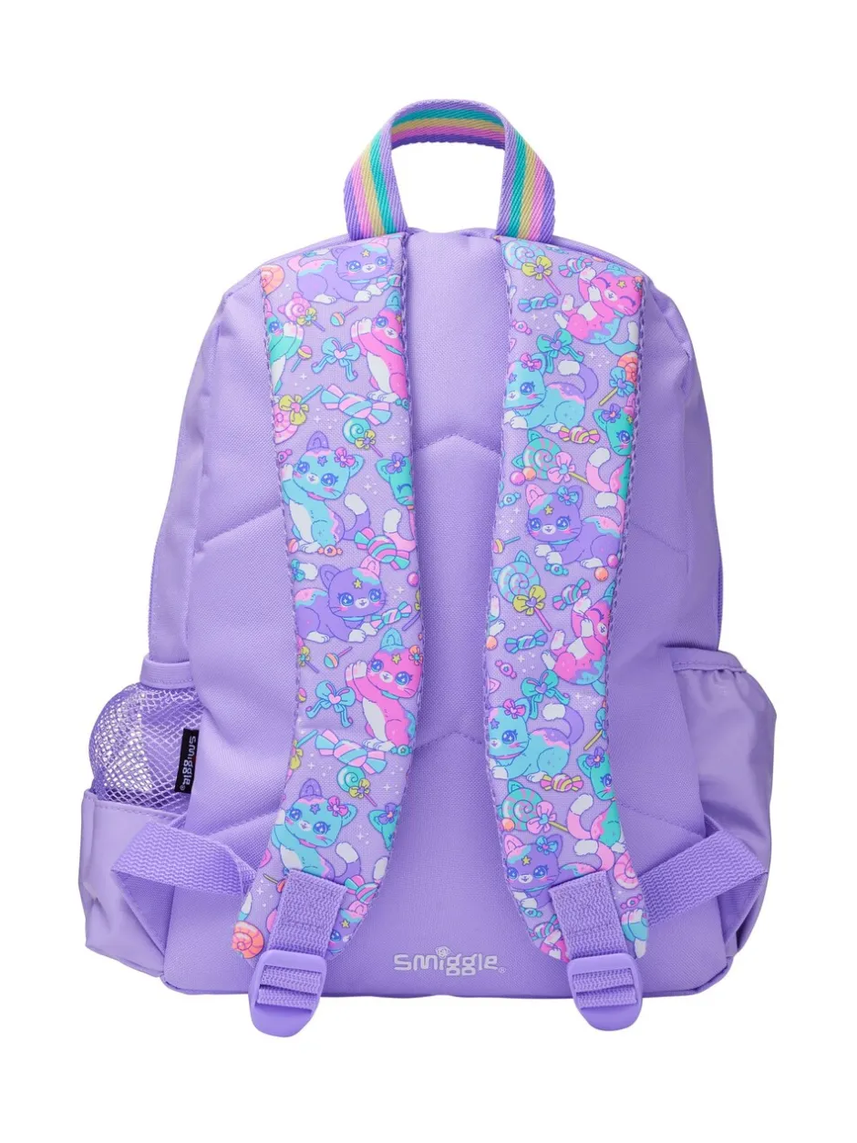 Tassen|Smiggle - Adventurous Junior Character Backpack Paars