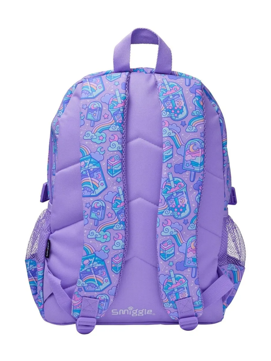 Tassen|Schoolkleding*Smiggle - Trailblazer Classic Attach Backpack Paars