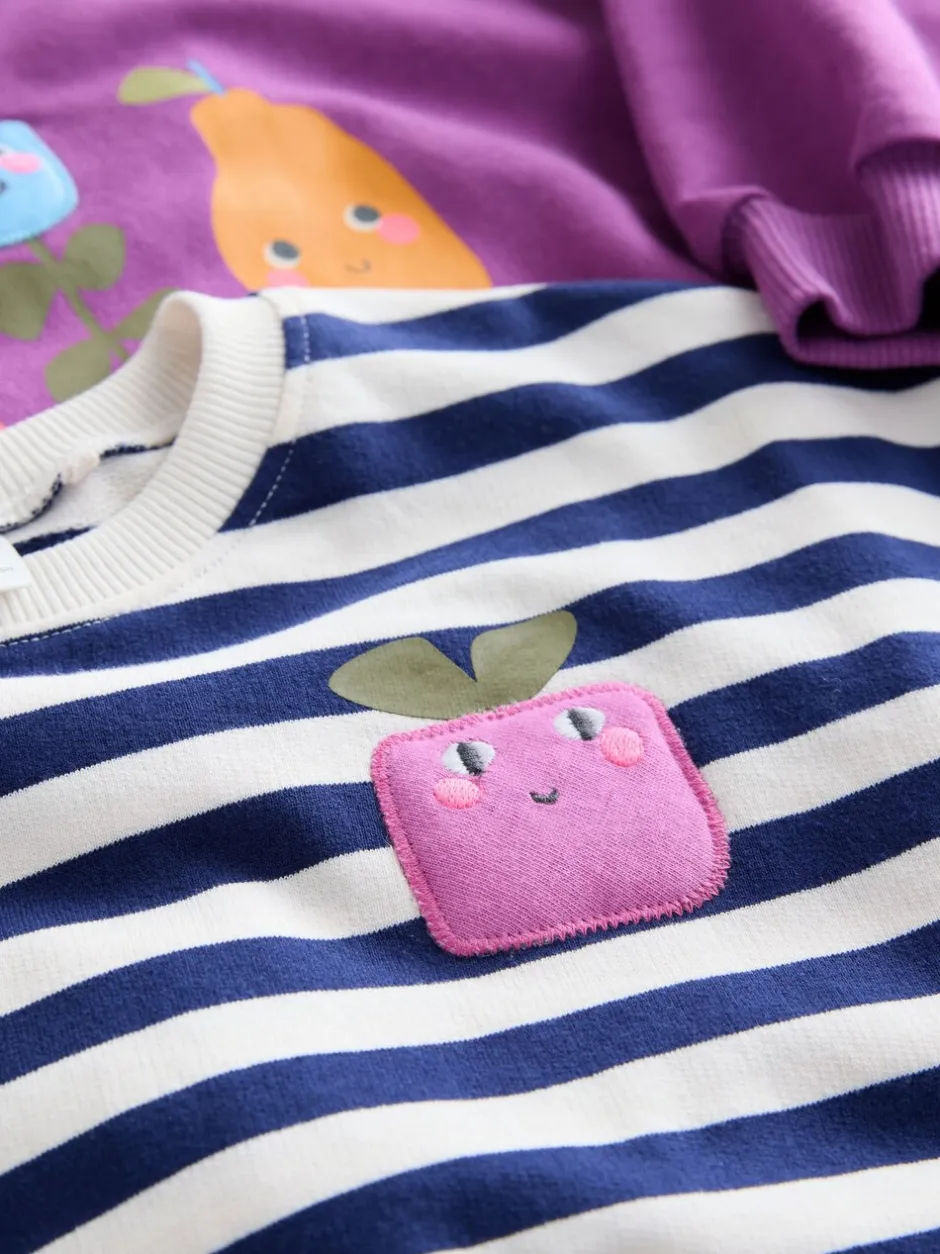 Tops|Sets En Combisets*Next - Sweatshirt Set van 4 stuks (3mnd-7jr) Paars