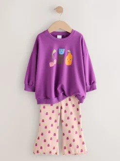 Tops|Sets En Combisets*Next - Sweatshirt Set van 4 stuks (3mnd-7jr) Paars