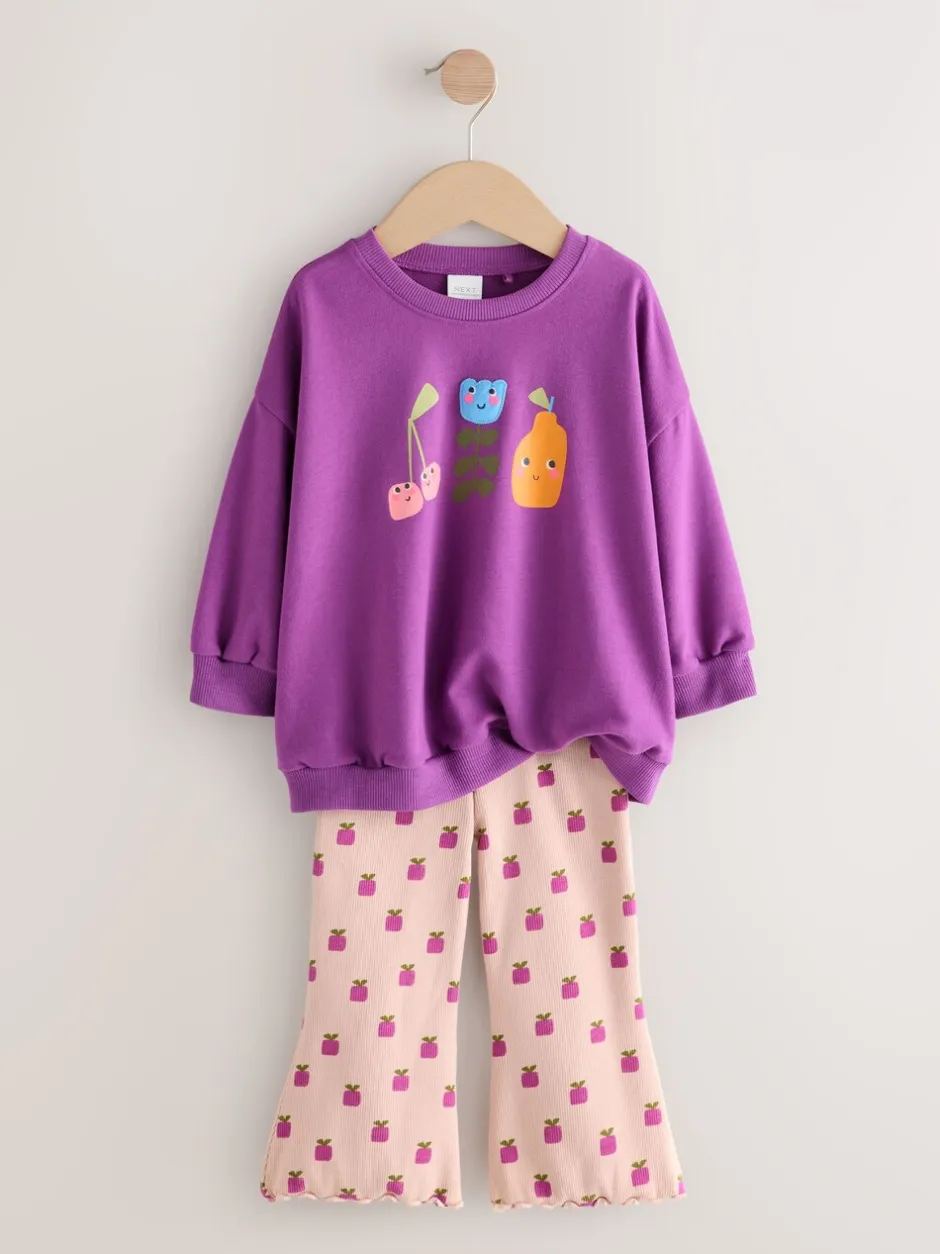 Tops|Sets En Combisets*Next - Sweatshirt Set van 4 stuks (3mnd-7jr) Paars