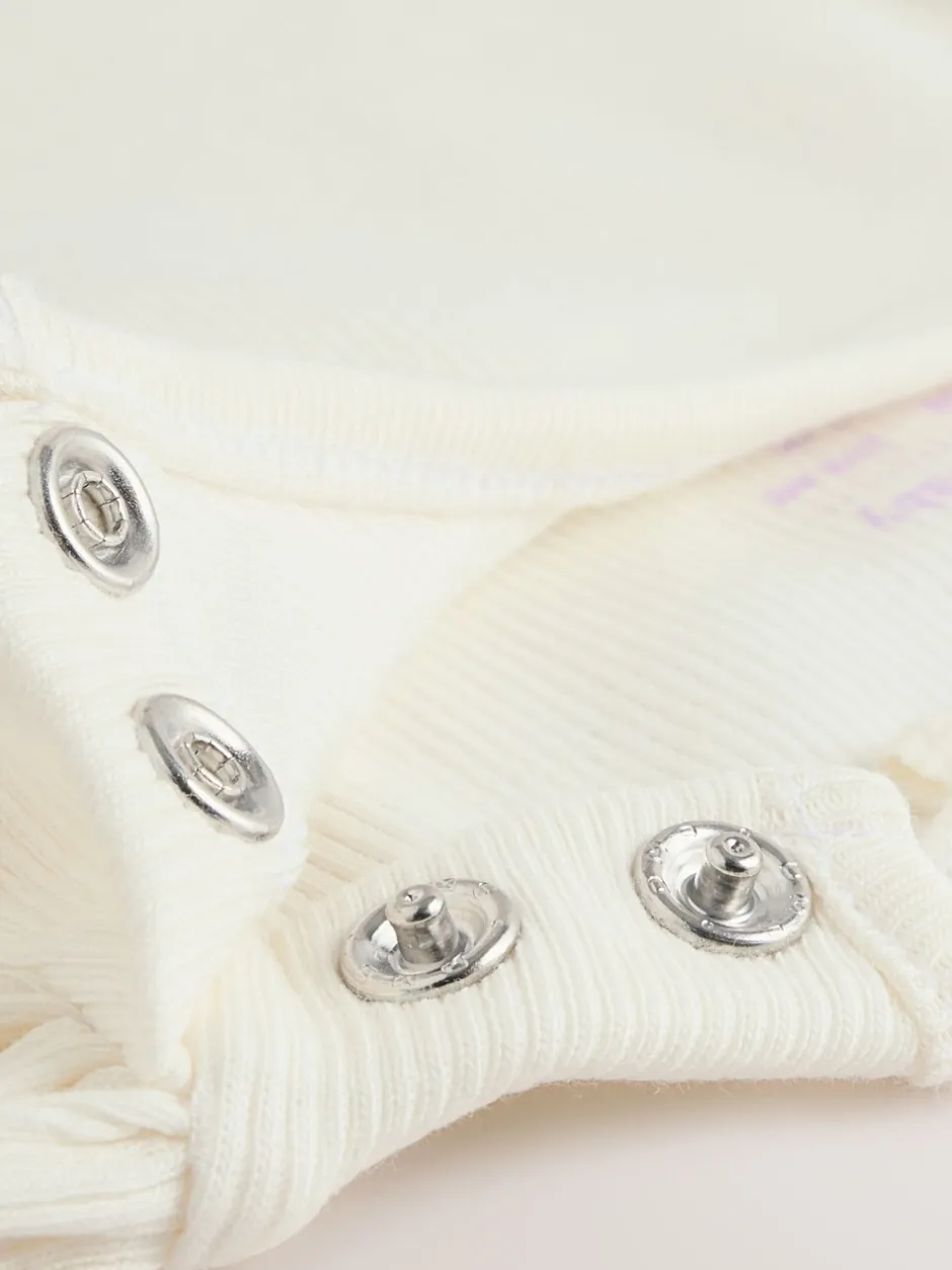 Tuinbroeken|Next - Baby Jersey Bretelbroeken en Bodysuit 2 Pieces Set (0mnd-2jr) Paars hartjes