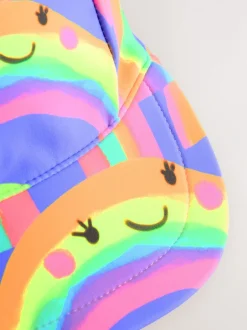 Mutsjes En Antikrabwantjes|Mutsen, Handschoenen En Sjaals*Next - Legionnairezwemhoed (3 mnd-10 jr) Paars met regenboog