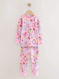 Multipacks|Nachtkleding En Pyjama's|Next - Verpakking van 3 knusse pyjama's (9 mnd-10 jr) Paarse kattenprint