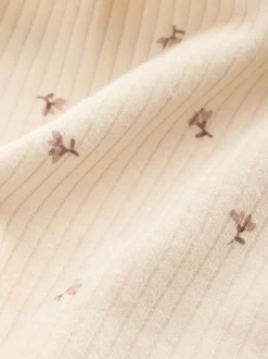 Broeken En Leggings*Next Paars/geel/crème met fijne print - Verpakking van 4 babyleggings (0 mnd -2 jr)