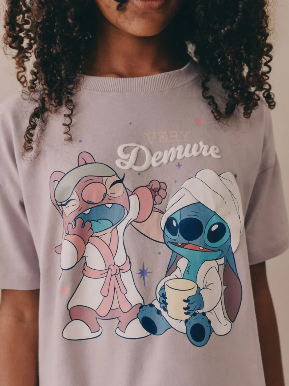Nachtkleding En Pyjama's|Pyjama's|Next Paars/groen - Lilo & Stitch Joggers Pyjamas 2 Pack (3-16yrs)