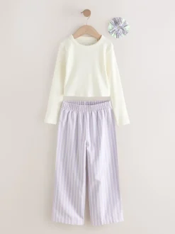 Nachtkleding En Pyjama's|Pyjama's|Next Paars/groen - Set van 2 geweven pyjamabroeken (3-16jr)