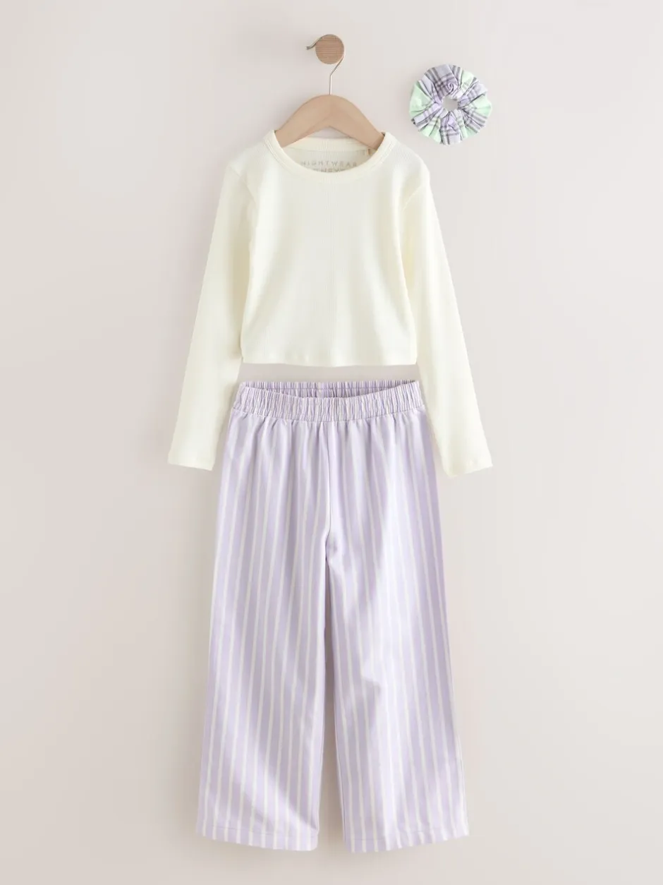 Nachtkleding En Pyjama's|Pyjama's|Next Paars/groen - Set van 2 geweven pyjamabroeken (3-16jr)