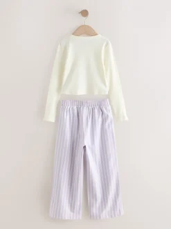 Nachtkleding En Pyjama's|Pyjama's|Next Paars/groen - Set van 2 geweven pyjamabroeken (3-16jr)