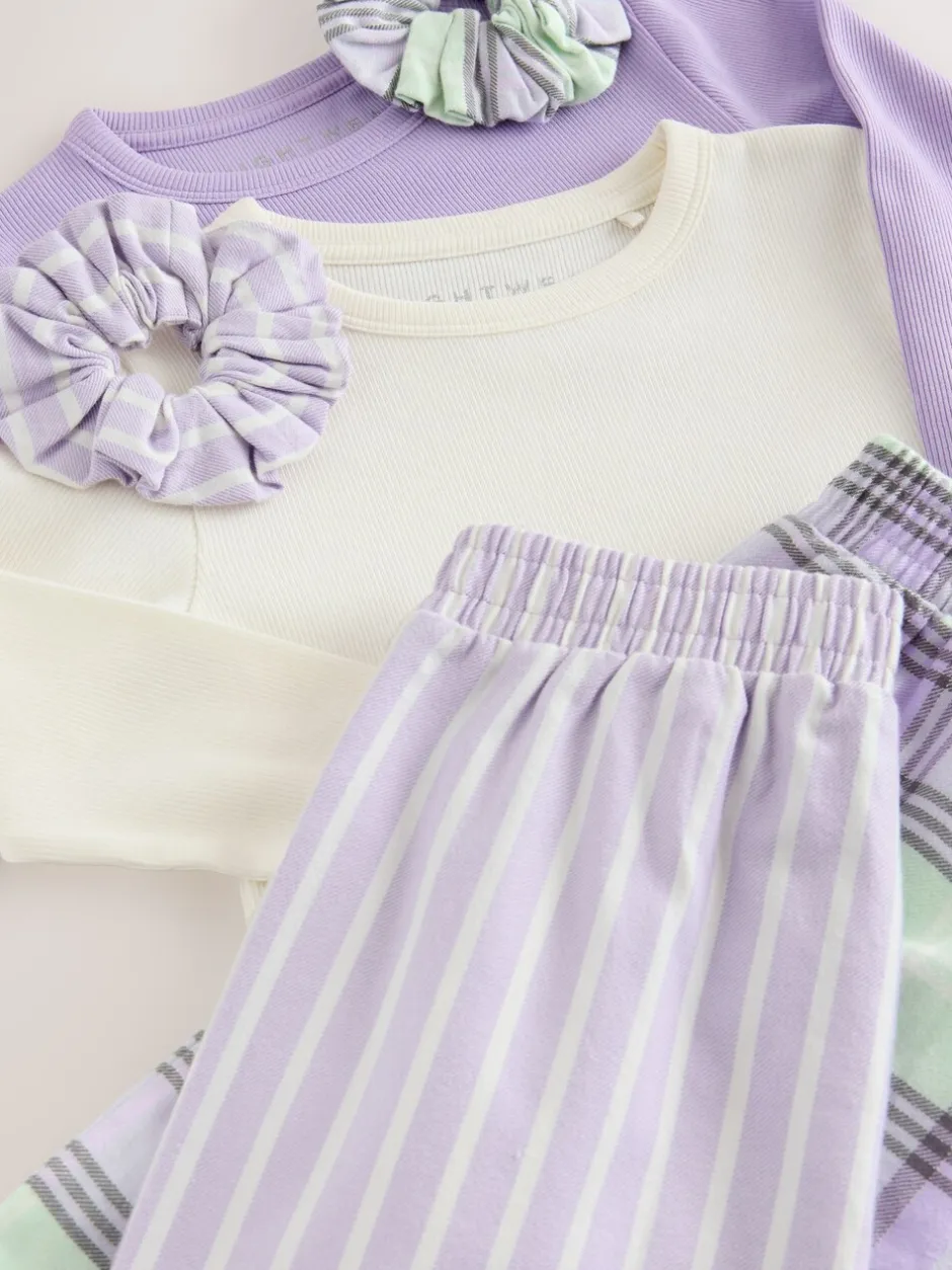 Nachtkleding En Pyjama's|Pyjama's|Next Paars/groen - Set van 2 geweven pyjamabroeken (3-16jr)