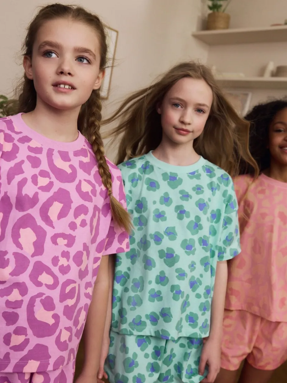 Nachtkleding En Pyjama's|Pyjama's*Next Paars/oranje - Set van 3 pyjama's (3-16 jr)
