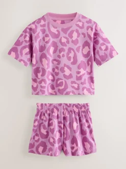 Nachtkleding En Pyjama's|Pyjama's*Next Paars/oranje - Set van 3 pyjama's (3-16 jr)