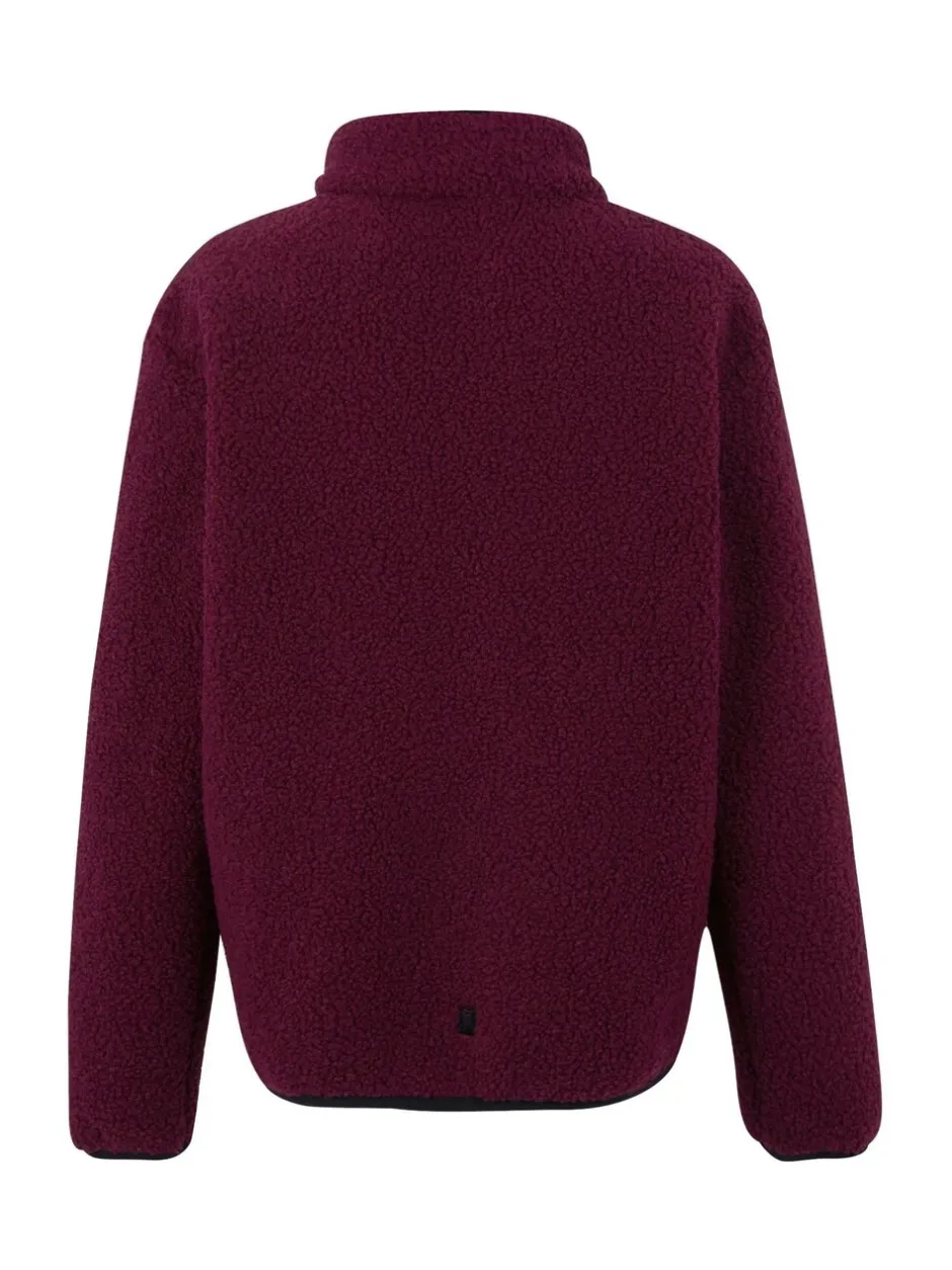 Jassen En Jacks*Regatta - Junior Frankie warme fleece met volledige rits Paarsrood