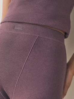 Alle Nacht- En Loungekleding*Next - Thermal Maximum Warmth Cosy Ribbed Legging Paarsrood