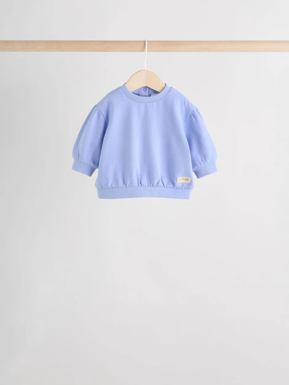 Sets En Outfits|Sweaters En Hoody´S|Next - Baby sweatshirt en joggingbroek 6 -delige set (0mnd -2jr) Paars/roze/blauw