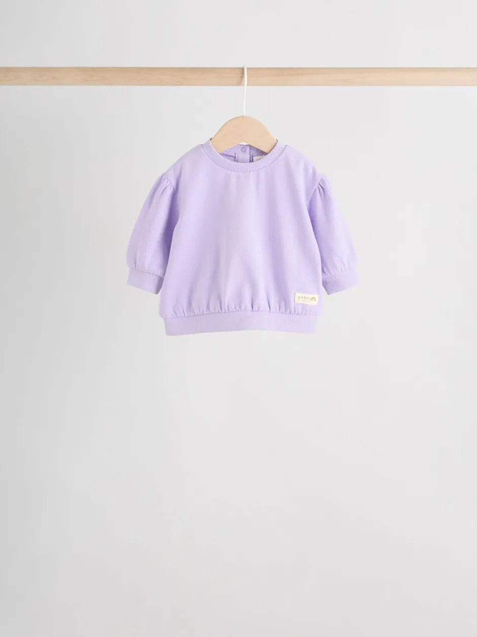 Sets En Outfits|Sweaters En Hoody´S|Next - Baby sweatshirt en joggingbroek 6 -delige set (0mnd -2jr) Paars/roze/blauw