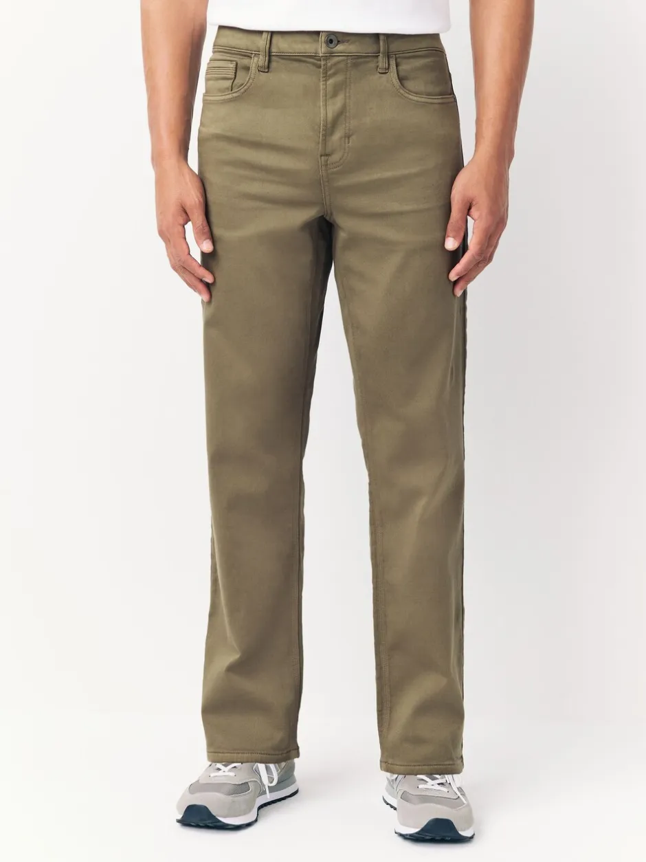 Jeans|Next - Straight fit - Comfortabele stretchjeans Paddenstoelbruin