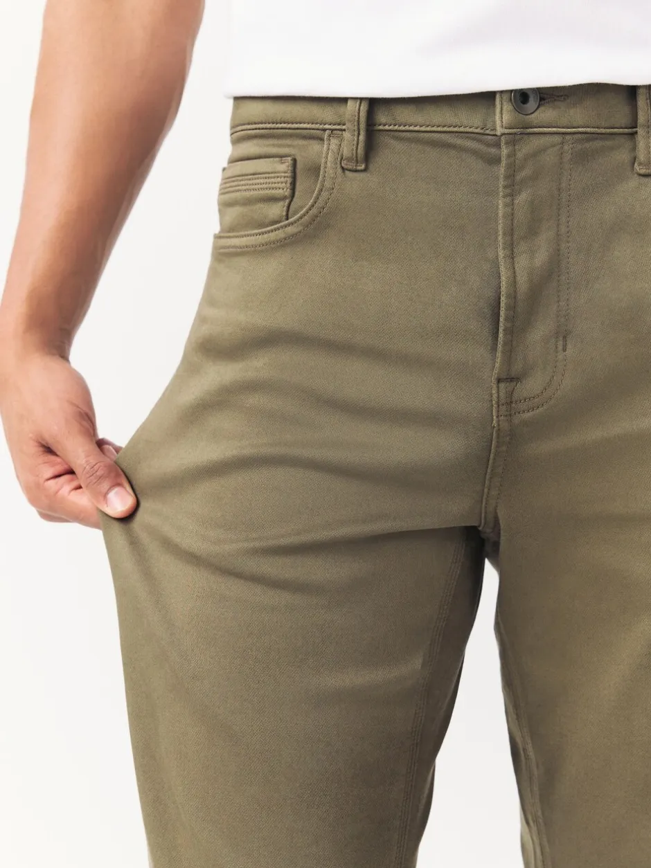 Jeans|Next - Straight fit - Comfortabele stretchjeans Paddenstoelbruin