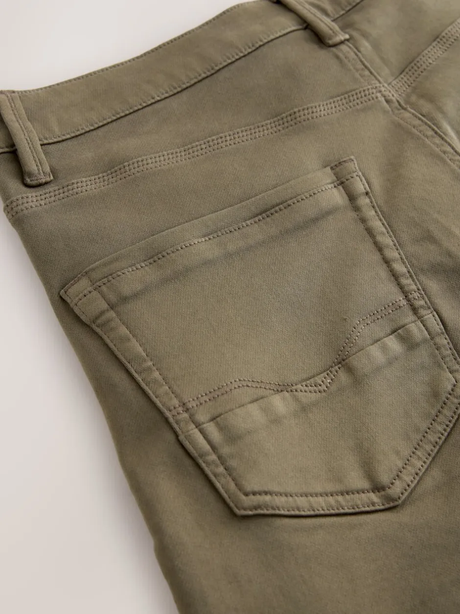 Jeans|Next - Straight fit - Comfortabele stretchjeans Paddenstoelbruin