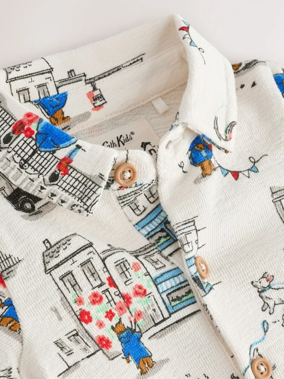 Rompertjes En Tuinbroeken*Next - 100% katoenen Cath Kidston rompertje Paddington Bear Baby met kraagje