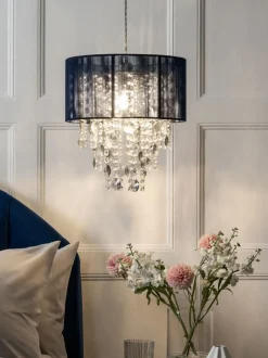 Lampenkappen|Verlichting*Next Palazzo - Easy-fit hanglamp Marineblauw