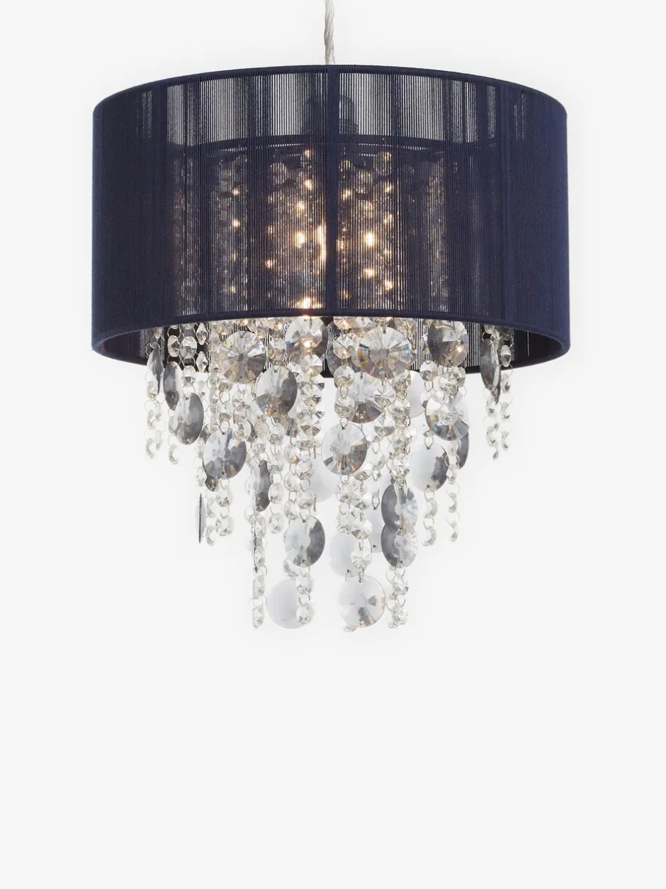Lampenkappen|Verlichting*Next Palazzo - Easy-fit hanglamp Marineblauw