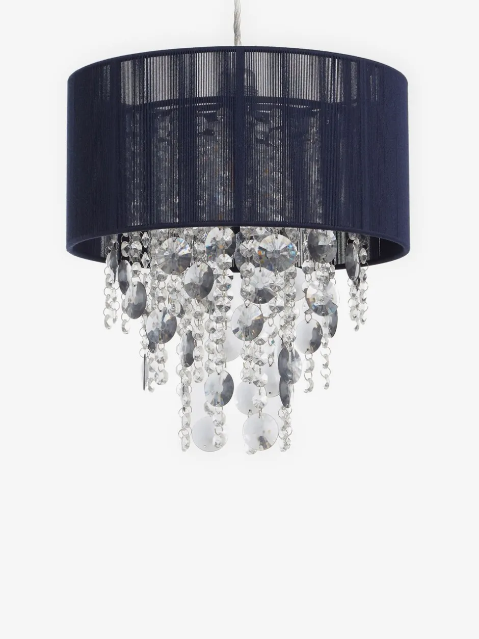 Lampenkappen|Verlichting*Next Palazzo - Easy-fit hanglamp Marineblauw