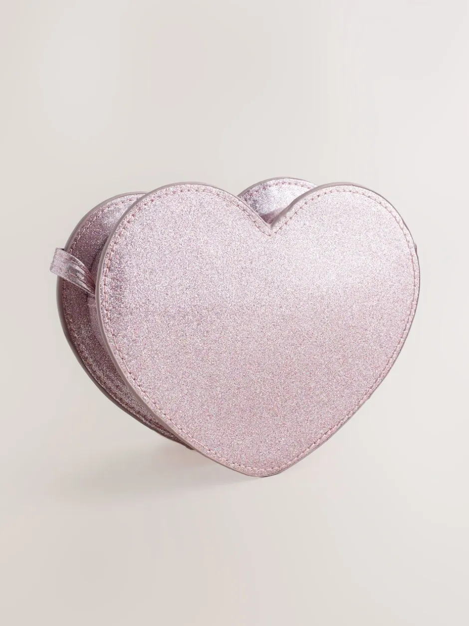 Tassen|Next Pale Pink/ Metallic - Gem Heart Initial Bag