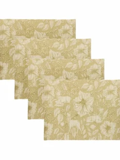 Tafellinnen En Placemats |Paoletti - Set van 4 tafelplacemats met hert