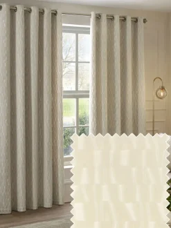 Gordijnen|Gordijnen*Paoletti Manhattan Velvet Eyelet Curtains