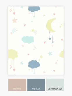 Behang|Next Paste The Wall - Behang met maan en sterren 10M Pastel