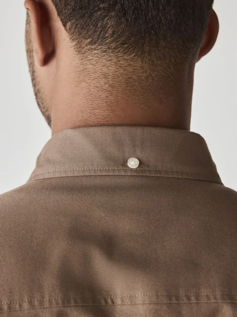 Formele Overhemden|Shirts*Next Pastel geel naturel - Slim Fit - Oxford-hemd met lange mouwen