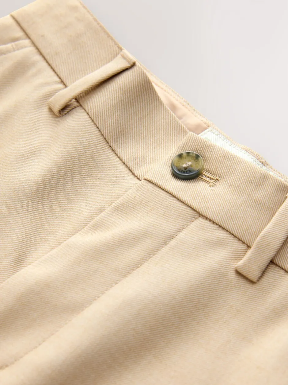 Kostuums En Herenvesten|Baker by Ted Baker Pastelgeel - kostuumbroek
